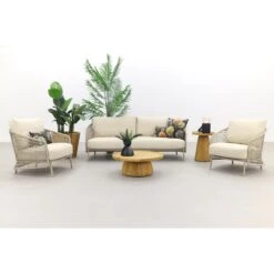 4 Seasons Outdoor Puccini/Pablo Stoel-bank Loungeset - 5-delig -VIDAXL Verkoop 1000080778 0103