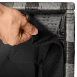 Tectake - Kussenbox Oslo - Grijs - 145x82,5x79,5cm -VIDAXL Verkoop 1000081766 0103