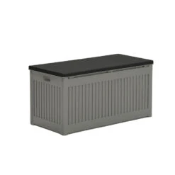 Garden Impressions Debas Kussen Opbergbox 270 L - Donker Grijs -VIDAXL Verkoop 1000083134 0103