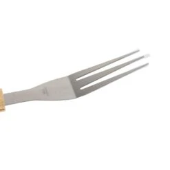 Orange85 BBQ Vork Spiezen RVS Vleesvork 38CM Hout Barbecue Accessoires -VIDAXL Verkoop 1000085798 0110