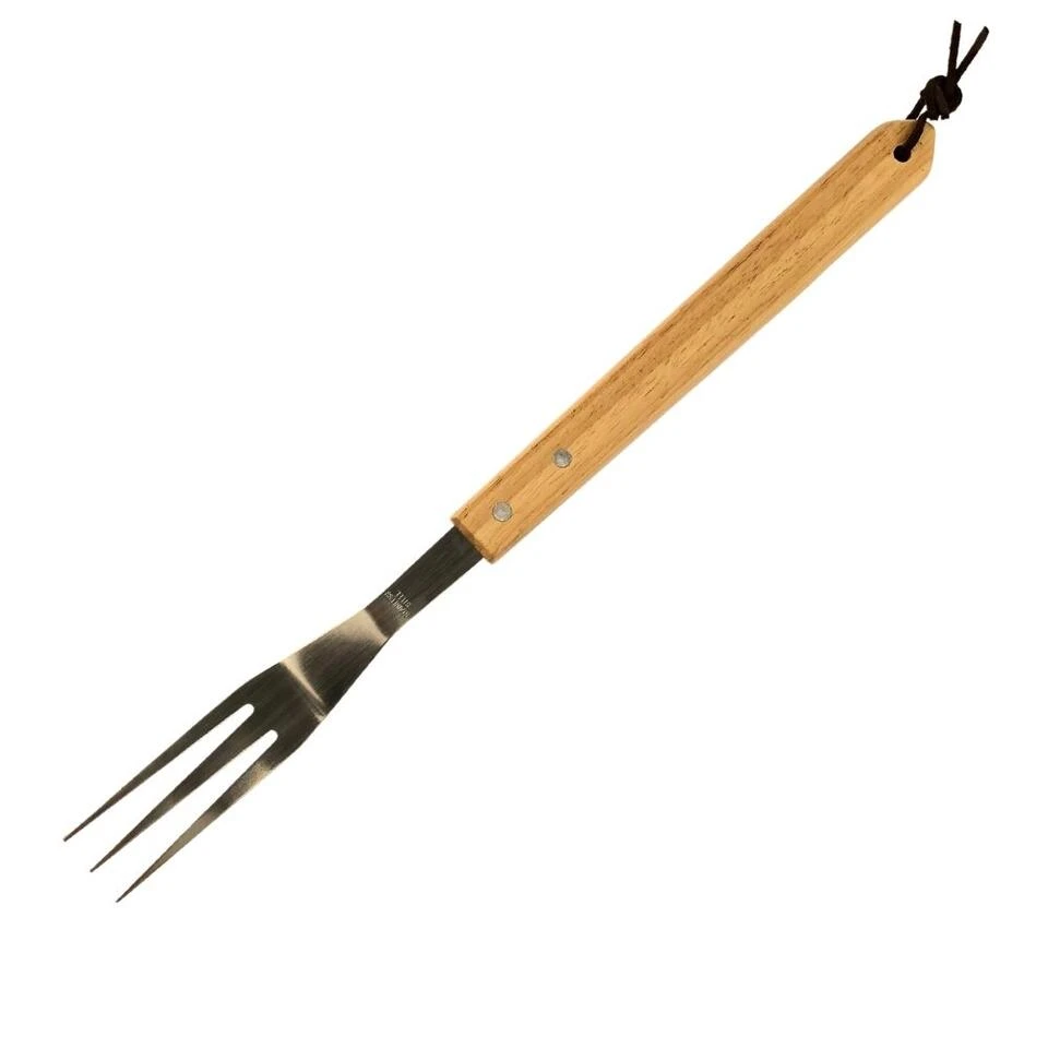 Orange85 BBQ Vork Hout RVS Extra Lang 3 Orange85 BBQ Vork Hout RVS Extra Lang - Afbeelding 3