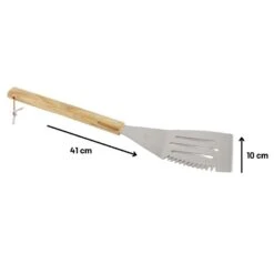 Orange85 BBQ Spatel RVS 41cm Houten Handvat Barbecue Gereedschap -VIDAXL Verkoop 1000085811 0110