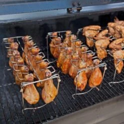 Orange85 Kippenvleugelhouder Bbq Accesoires Bierkip RVS Voor 12 Bouten -VIDAXL Verkoop 1000085818 0111