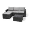 Allibert California ChaiseLongue Loungeset - 3-4 Personen - Grijs
