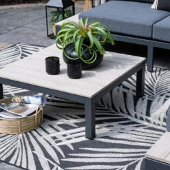 Garden Impressions Aurora Loungeset 5-delig - Donker Grijs -VIDAXL Verkoop 1000087182 0104