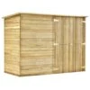 VidaXL Tuinschuur 232x110x170 Cm Geïmpregneerd Grenenhout