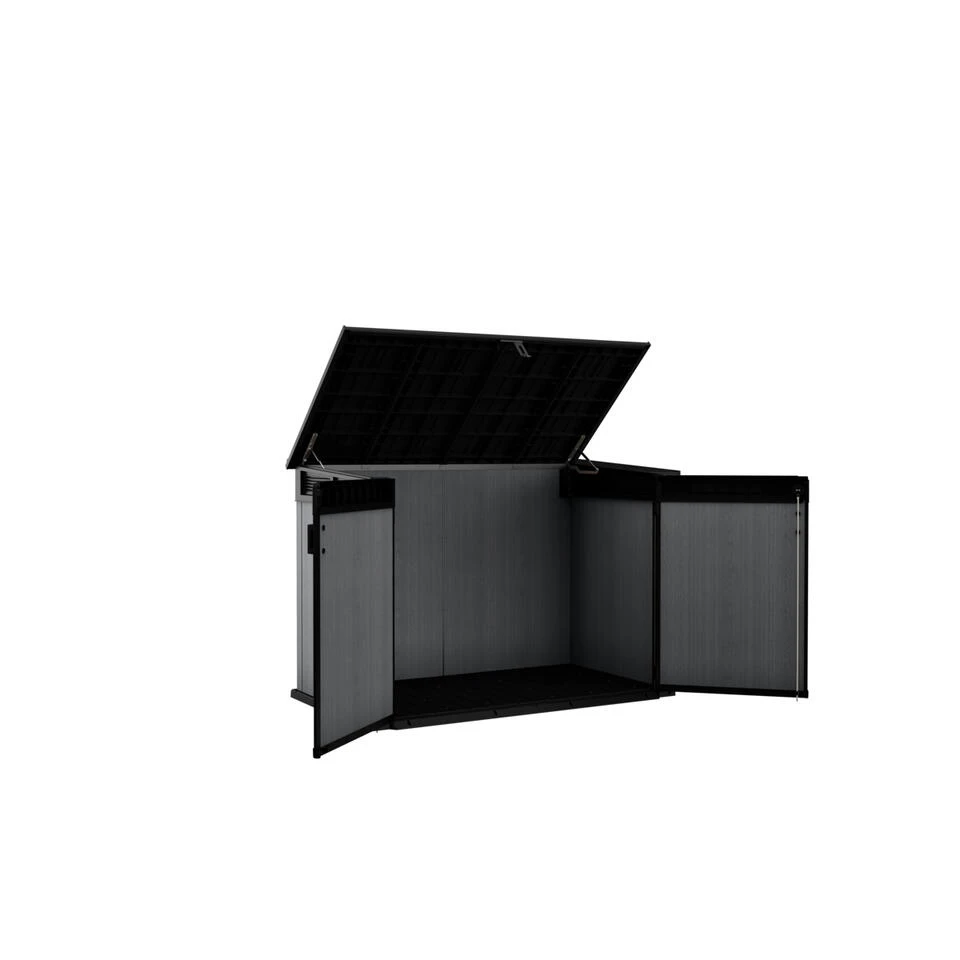 Keter Cortina Mega Opbergkast - 190x109x132,5 Cm - Grijs 4 Keter Cortina Mega Opbergkast - 190x109x132,5 Cm - Grijs - Afbeelding 4