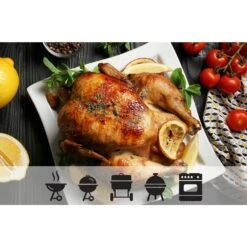 Rosmarino Blacksmith BBQ Kip Braadrek 7 Rosmarino Blacksmith BBQ Kip Braadrek -VIDAXL Verkoop 1000088946 0111