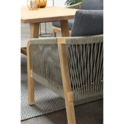 Garden Impressions Alora Lounge Dining Set 5-delig R-donker Grijs -VIDAXL Verkoop 1000090510 0104