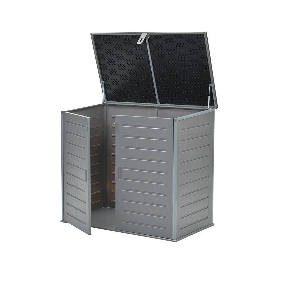 Garden Impressions Debas Containerkast 140x82x124 Cm Donker Grijs 4 Garden Impressions Debas Containerkast 140x82x124 Cm Donker Grijs - Afbeelding 4