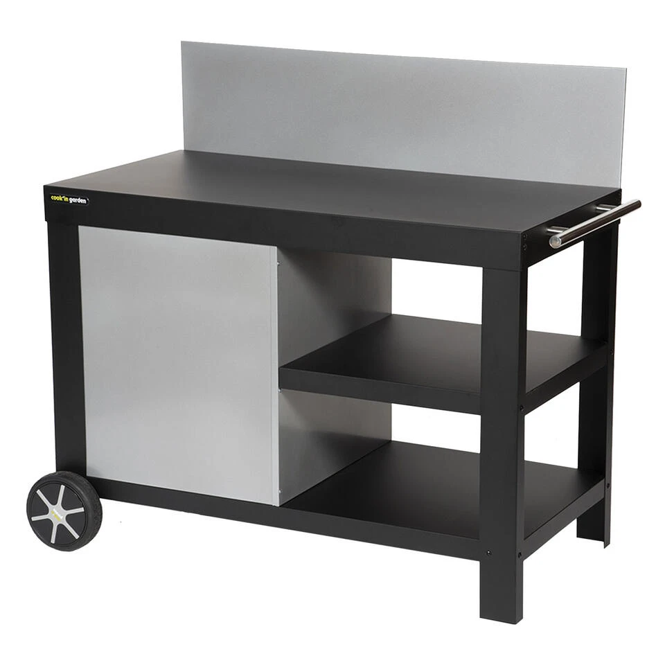 Cook'in Garden Trolleys NOVA - Zwart - Staal 2 Cook'in Garden Trolleys NOVA - Zwart - Staal - Afbeelding 2