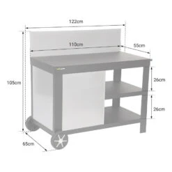 Cook'in Garden Trolleys NOVA - Zwart - Staal 7 Cook'in Garden Trolleys NOVA - Zwart - Staal -VIDAXL Verkoop 1000092246 0104
