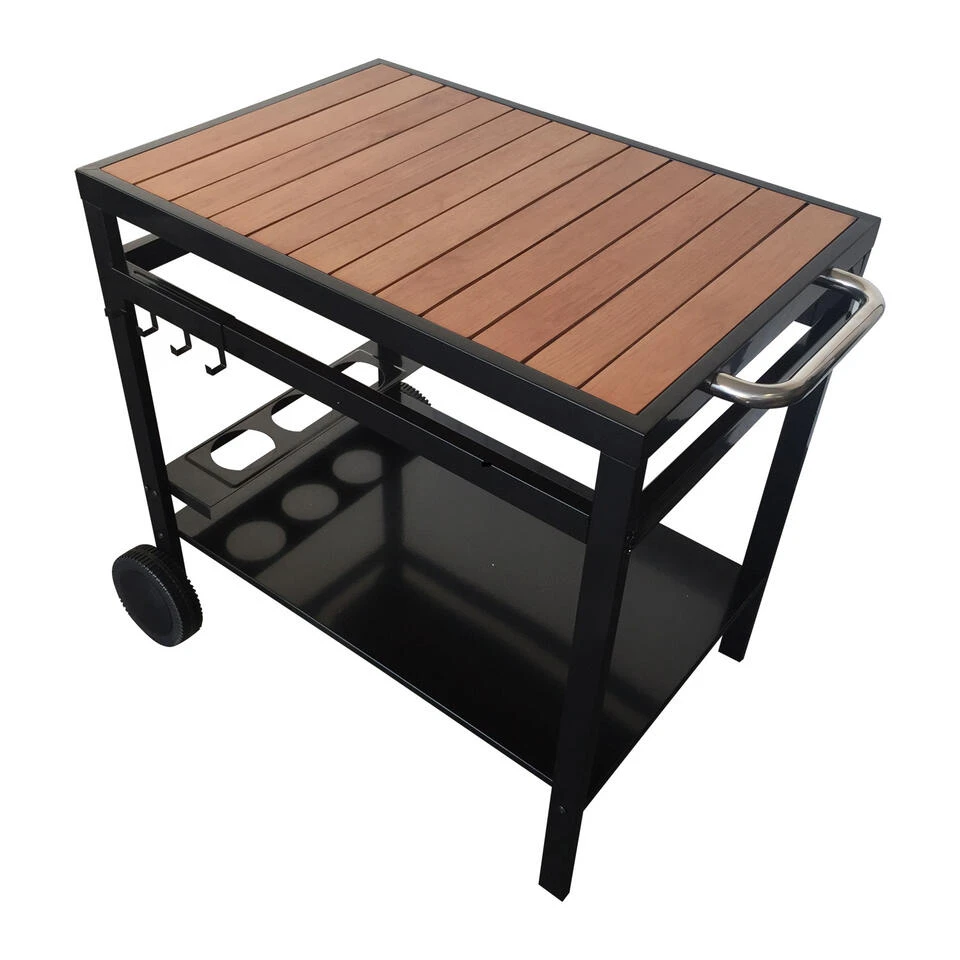 Happy Garden Trolleys AVEIRO - Zwart - Staal 2 Happy Garden Trolleys AVEIRO - Zwart - Staal - Afbeelding 2