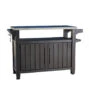 Keter Unity XL BBQ Tafel - 134x52x90cm - 207L - Grafiet