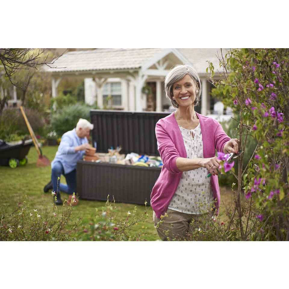 Keter Sumatra Opbergbox - 511 L - 145x73x64 Cm - Antraciet 3 Keter Sumatra Opbergbox - 511 L - 145x73x64 Cm - Antraciet - Afbeelding 3