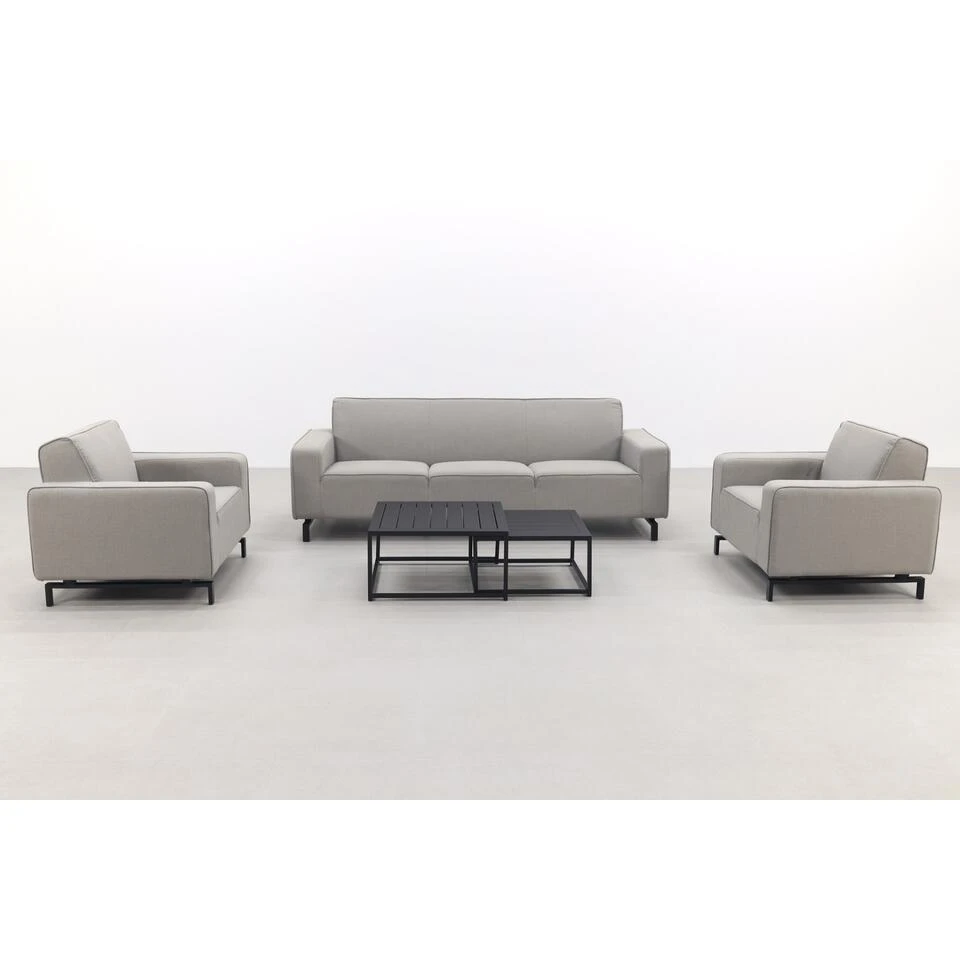 Boavista/Royalty Stoel-bank Loungeset - Nature Grey - 5-delig 3 Boavista/Royalty Stoel-bank Loungeset - Nature Grey - 5-delig - Afbeelding 3