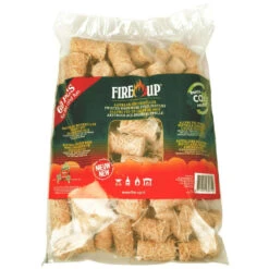 Fire-up Barbecue Aanmaak Houtwolkrullen - 60x - Reukloos - Niet Giftig