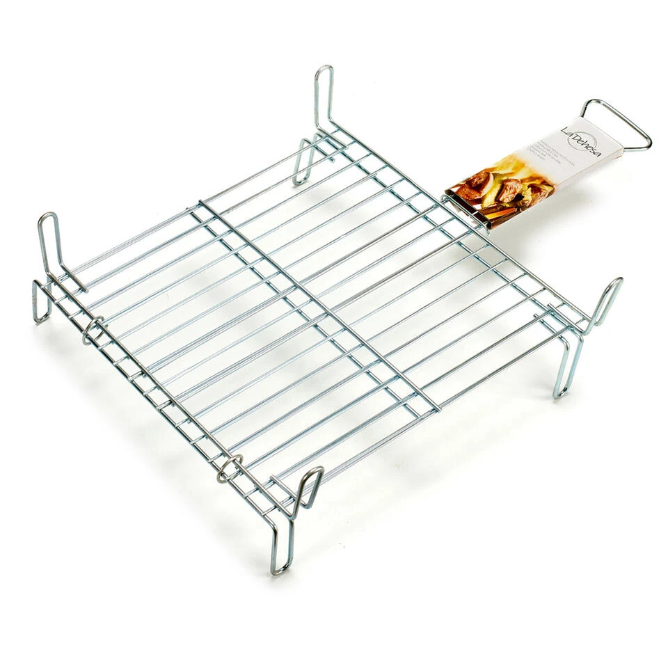 La Dehesa BBQ/barbecue Rooster Grill Verhoger - Metaal - 42 X 42 X 8cm 1 La Dehesa BBQ/barbecue Rooster Grill Verhoger - Metaal - 42 X 42 X 8cm