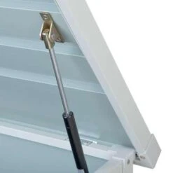 Beliani Kist CEBROSA - Grijs Staal -VIDAXL Verkoop 1026fface3d64d74a78aaccb0d8d514c