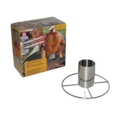 Merkloos Barbecuerooster Voor Kip - Metaal - 20 Cm -VIDAXL Verkoop 1203694972 0101