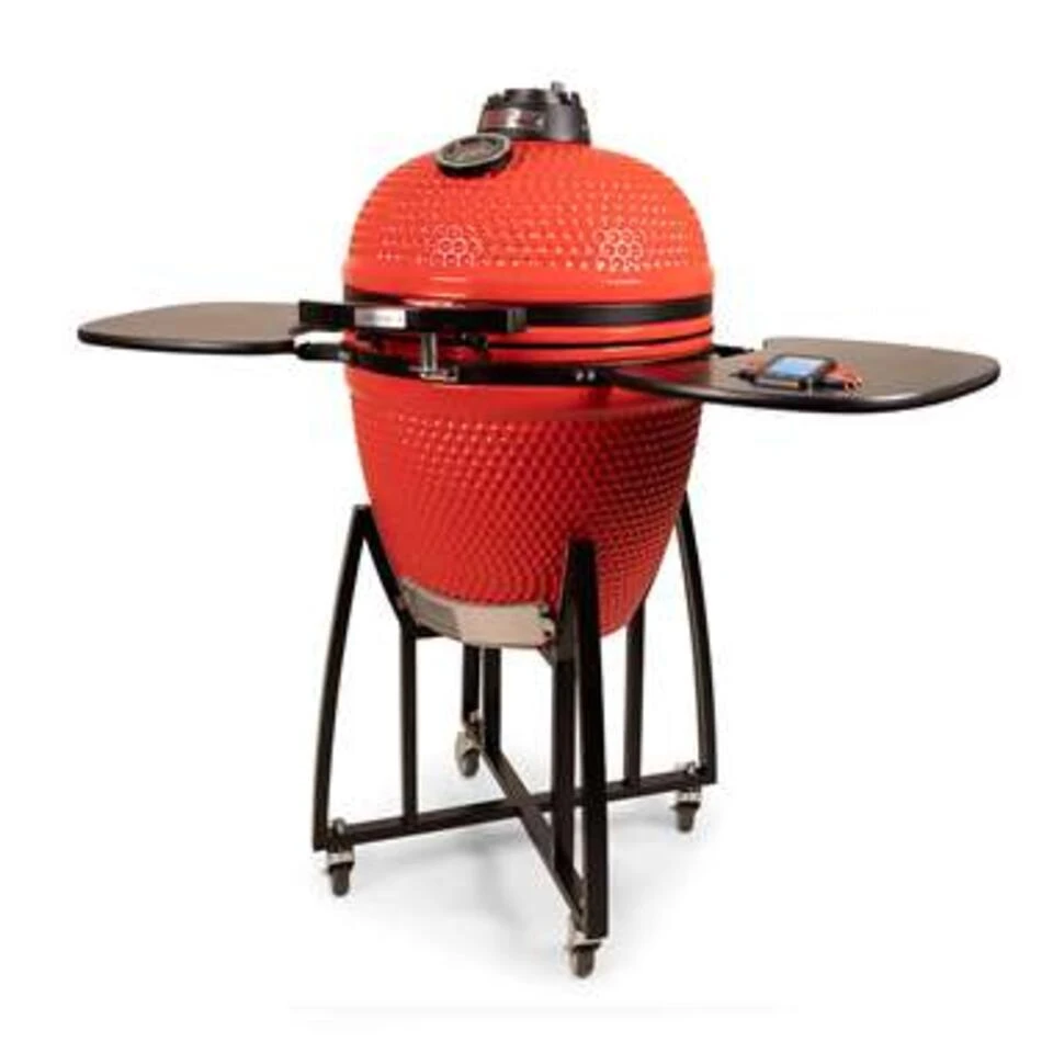 Patton Kamado 21 Inch Premium Red Devil Incl Bluetooth Control 2 Patton Kamado 21 Inch Premium Red Devil Incl Bluetooth Control - Afbeelding 2