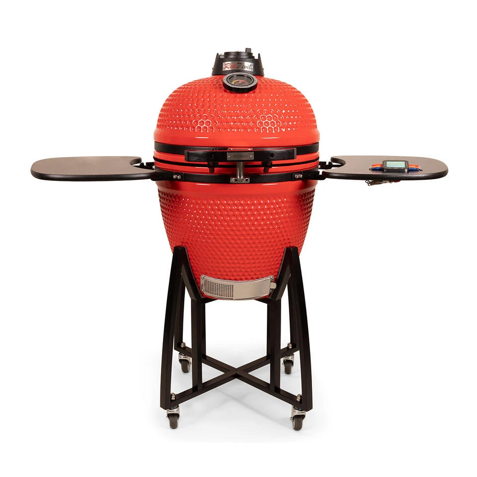 Patton Kamado 21 Inch Premium Red Devil Incl Bluetooth Control 1 Patton Kamado 21 Inch Premium Red Devil Incl Bluetooth Control