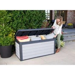 Keter Denali Opbergbox 570L - Antraciet - 152x73x70 Cm -VIDAXL Verkoop 1328267973 0102
