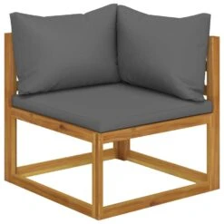 VidaXL 6-delige Loungeset Met Kussens Massief Acaciahout -VIDAXL Verkoop 1569144956 0103