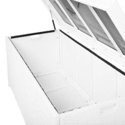 Beliani Kist MODENA - Wit Pe Rotan -VIDAXL Verkoop 1688190001 0102