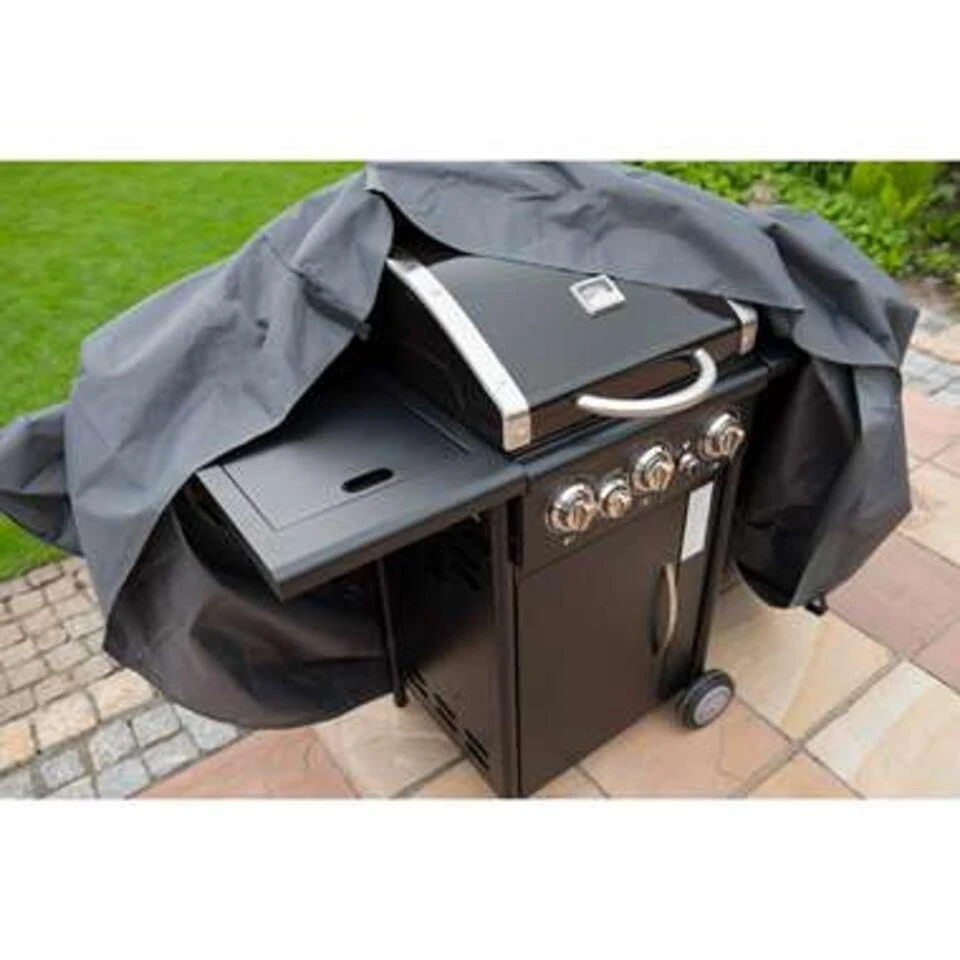 Merkloos Grijze Afdekhoes/beschermhoes Gas Barbecue/bbq 180 X 80 X 125 Cm 2 Merkloos Grijze Afdekhoes/beschermhoes Gas Barbecue/bbq 180 X 80 X 125 Cm - Afbeelding 2