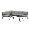 Garden Impressions Senja Lounge Dining Set 3-delig Links - D. Grijs
