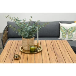 Garden Impressions San Vito Lounge Dining Set 4-delig - Donker Grijs -VIDAXL Verkoop 1730749354 0105