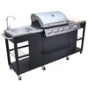 VidaXL Buitenkeuken Met Barbecue Montana 4 Branders
