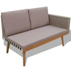 VidaXL 4-delige Loungeset Met Kussens Poly Rattan Grijs 6 VidaXL 4-delige Loungeset Met Kussens Poly Rattan Grijs -VIDAXL Verkoop 19a42ce9b2bf4e9280c5aa3db315c4fa
