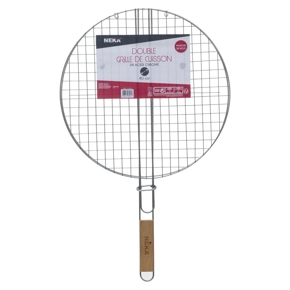 BBQ Collection Grill Klem - Voor Vlees-vis-groente - 40 Cm 2 BBQ Collection Grill Klem - Voor Vlees-vis-groente - 40 Cm - Afbeelding 2