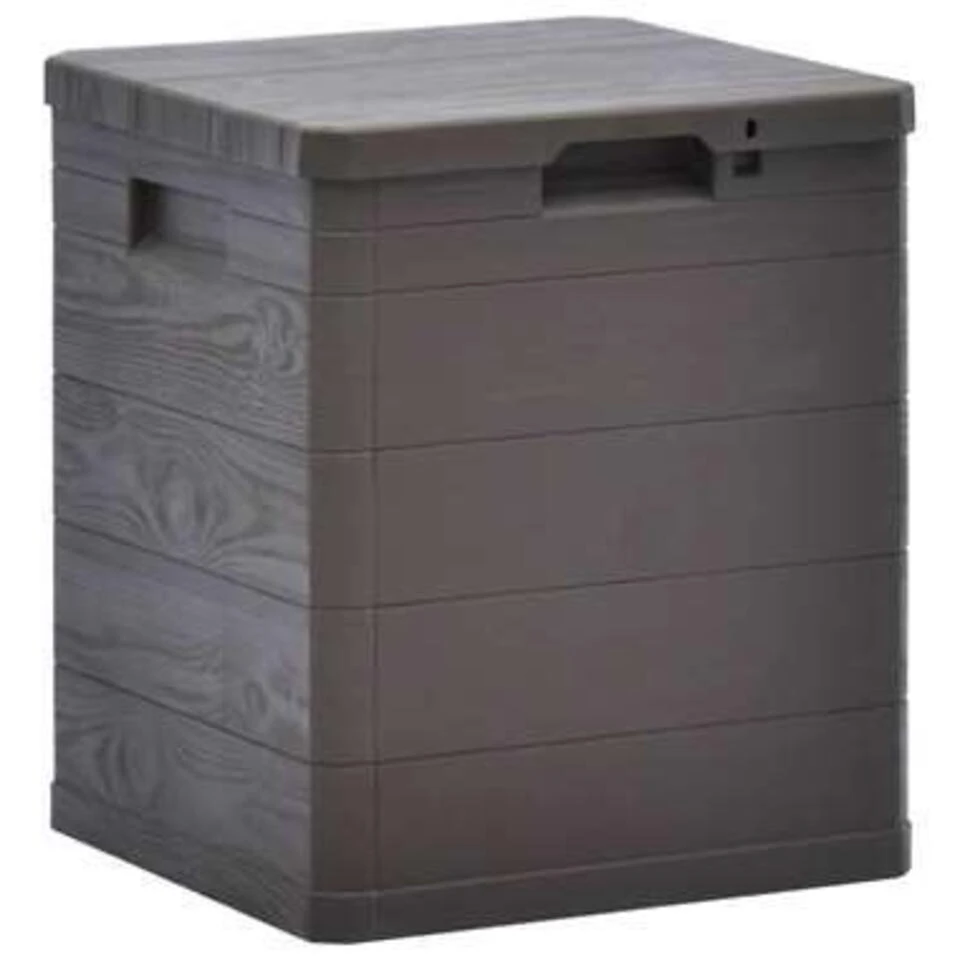 VidaXL Opbergbox Voor In De Tuin 90 L Bruin 4 VidaXL Opbergbox Voor In De Tuin 90 L Bruin - Afbeelding 4