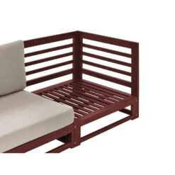 Beliani Tuinsofa TRANI - Donkere Houtkleur Acaciahout -VIDAXL Verkoop 31d0f79ba67749f4a79672d02475fc31