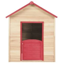 VidaXL Kinderspeelhuis Vurenhout Rood -VIDAXL Verkoop 3674ccaa52a94260a224d6c8d0315c8d