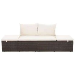 VidaXL Tuinbed 195x60 Cm Poly Rattan Bruin -VIDAXL Verkoop 3c9a962cc3e64355b61aa0b9bad698fb