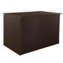 VidaXL Tuinbox 150x100x100 Cm Poly Rattan Bruin 7 VidaXL Tuinbox 150x100x100 Cm Poly Rattan Bruin -VIDAXL Verkoop 40ca7f904c00451fbd8926f7644c4a7f