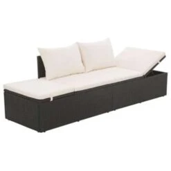 VidaXL Tuinbed 195x60 Cm Poly Rattan Zwart 6 VidaXL Tuinbed 195x60 Cm Poly Rattan Zwart -VIDAXL Verkoop 4a738f9c7c0f41de83e8fcd6bbef339b