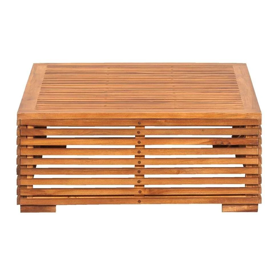 Le Sud Hocker Cèvennes - Bruin - 30x72x72 Cm 2 Le Sud Hocker Cèvennes - Bruin - 30x72x72 Cm - Afbeelding 2