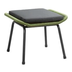 Voetenbankje Monaco - Groen - Incl. Kussen