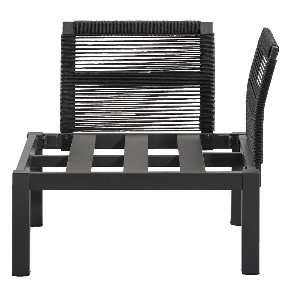 Le Sud Loungestoel Hoekelement Ardeche - Grijs - 78x78x66 Cm 4 Le Sud Loungestoel Hoekelement Ardeche - Grijs - 78x78x66 Cm - Afbeelding 4