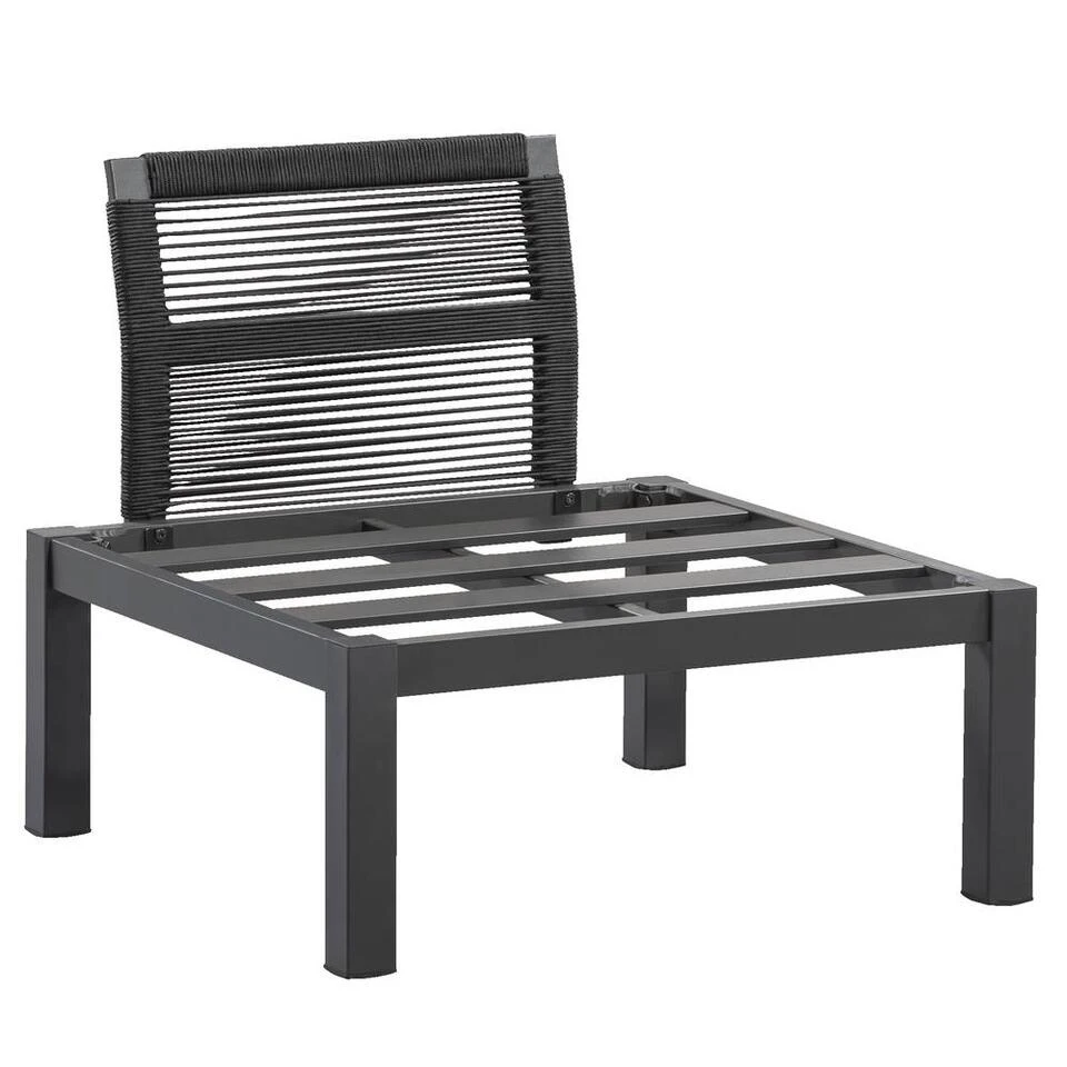 Le Sud Loungestoel Middenelement Ardeche - Grijs - 78x72x66 Cm 1 Le Sud Loungestoel Middenelement Ardeche - Grijs - 78x72x66 Cm