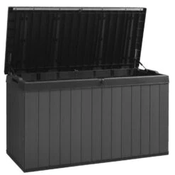 Keter - Opbergbox Darwin - 380 Liter - Antraciet - 54,5x142,5x65,3 Cm -VIDAXL Verkoop 52101018 0301