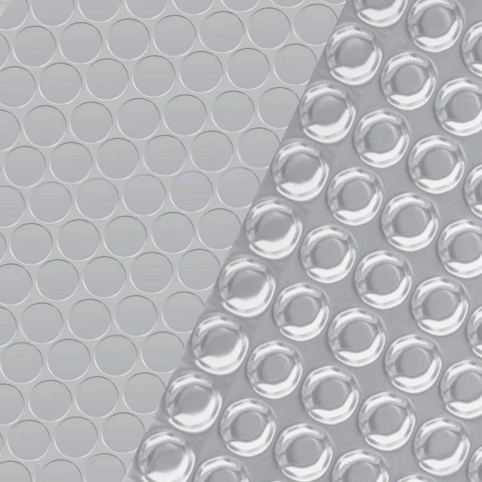 VidaXL Zwembadfolie Solar Drijvend Rechthoekig 8x5 M PE Zilverkleurig 4 VidaXL Zwembadfolie Solar Drijvend Rechthoekig 8x5 M PE Zilverkleurig - Afbeelding 4