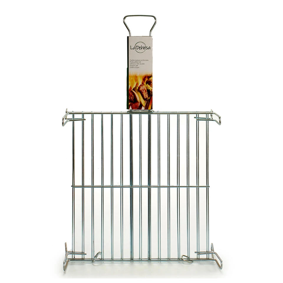 La Dehesa BBQ/barbecue Rooster Grill Verhoger - Metaal - 42 X 42 X 8cm 2 La Dehesa BBQ/barbecue Rooster Grill Verhoger - Metaal - 42 X 42 X 8cm - Afbeelding 2