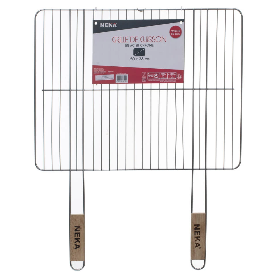 Neka BBQ-barbecue Grill Klem - Met Dubbele Handgreep - 62 Cm 2 Neka BBQ-barbecue Grill Klem - Met Dubbele Handgreep - 62 Cm - Afbeelding 2