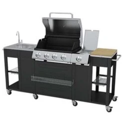 VidaXL Buitenkeuken Met Barbecue Montana 4 Branders -VIDAXL Verkoop 7d12b215b78c480ab5fdd6e51af22567